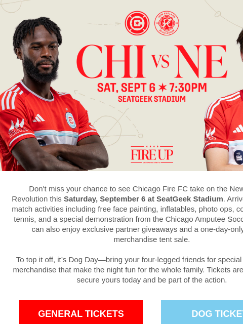 chicagofirefc newsletter: Giveaways to Goals – Your Saturday Plans Are Set