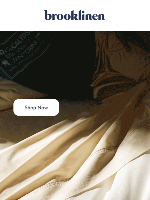 brooklinen newsletter: Meet Our New Sheet