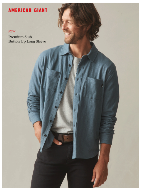 american-giant newsletter: New Style. The Oxford, Done Our Way.