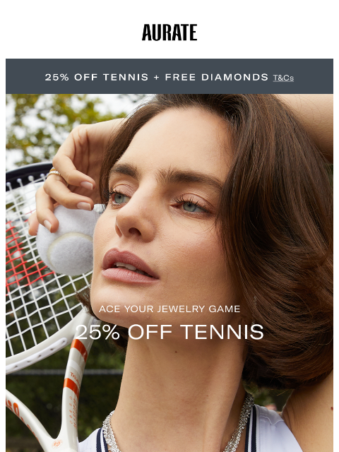 auratenewyork newsletter: BIGGEST TENNIS SALE OF THE YEAR