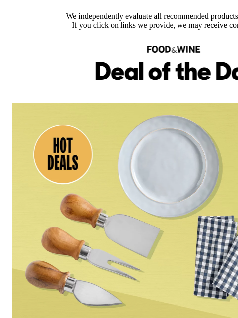 foodandwine newsletter: Whoa! Pottery Barn's Labor Day Sale Is Up to a Who...