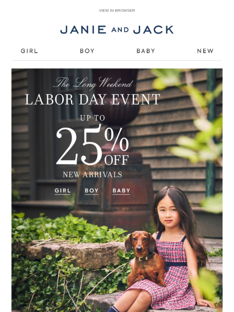 janieandjack newsletter: We've got news for you...