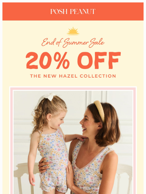 poshpeanut newsletter: 💖 NEW SALE EXCLUSIVE: Hazel Collection