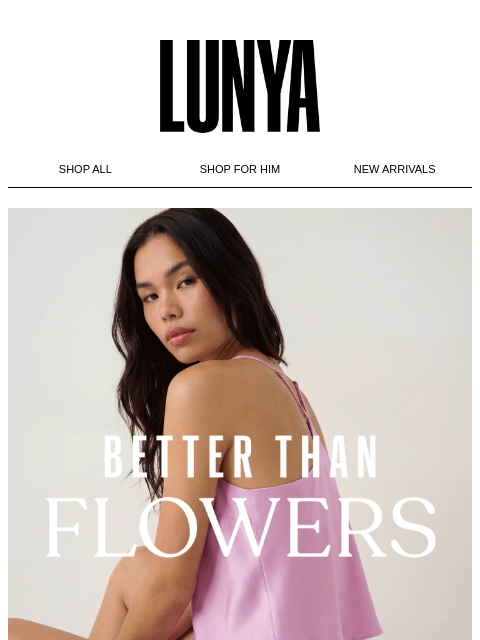 lunya newsletter: Sale is in Bloom