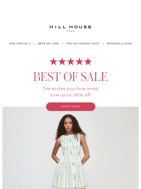 hillhousehome newsletter: Best of Sale: Up to 75% Off