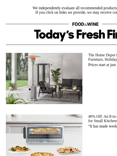 foodandwine newsletter: 40% Off: An 8-in-1 Air Fryer That's 'Essential' fo...