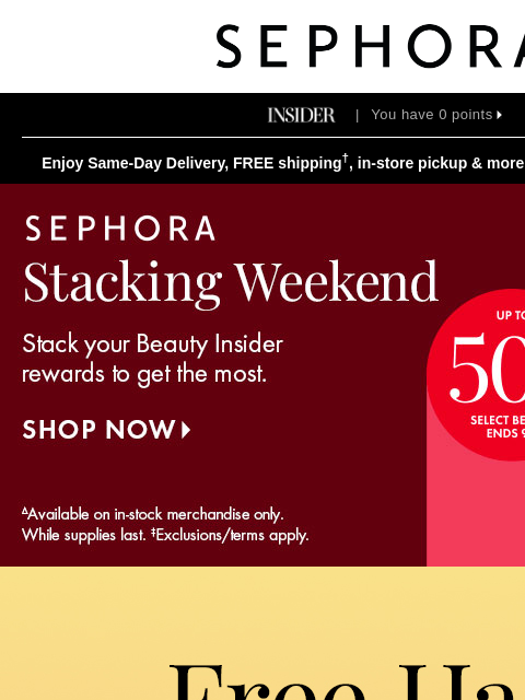 sephora newsletter: Don’t let this FREE hair sample set pass you by ⏳