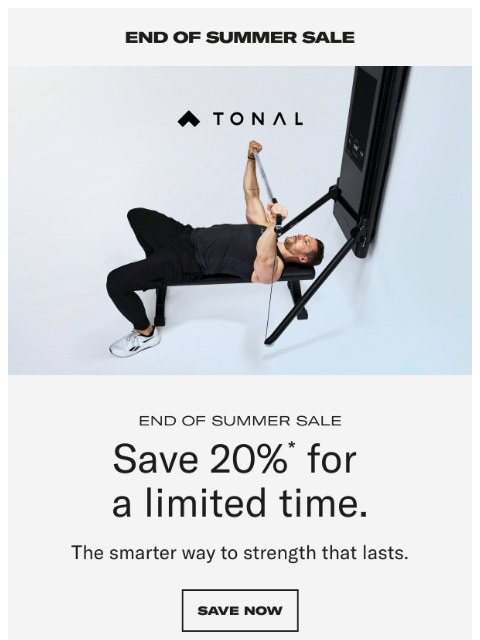 tonal newsletter: Still paying for a gym you barely use?
