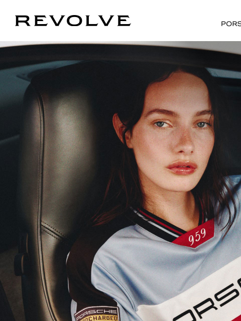 revolve newsletter: The New Sport Mode Capsule 🏎️ 🏁 ❤️ 