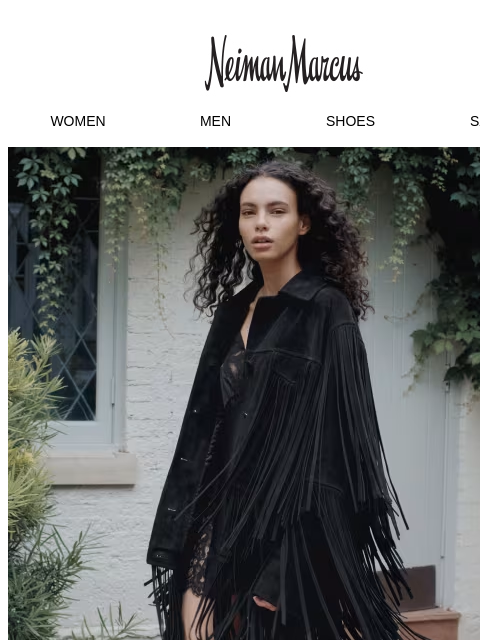 neimanmarcus newsletter: The Roundup: fab fringe