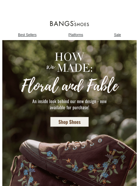 bangsshoes newsletter: Behind the Scenes 👟⚔️🌼