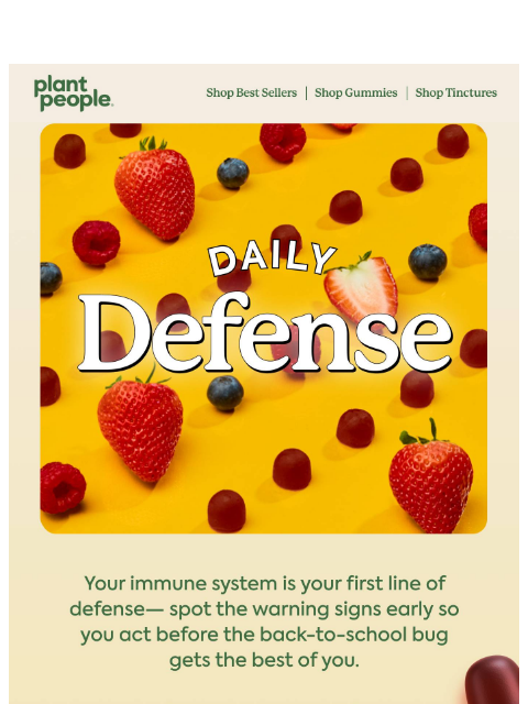 plantpeople newsletter: 3 Signs Your Immunity Is Lacking 📉