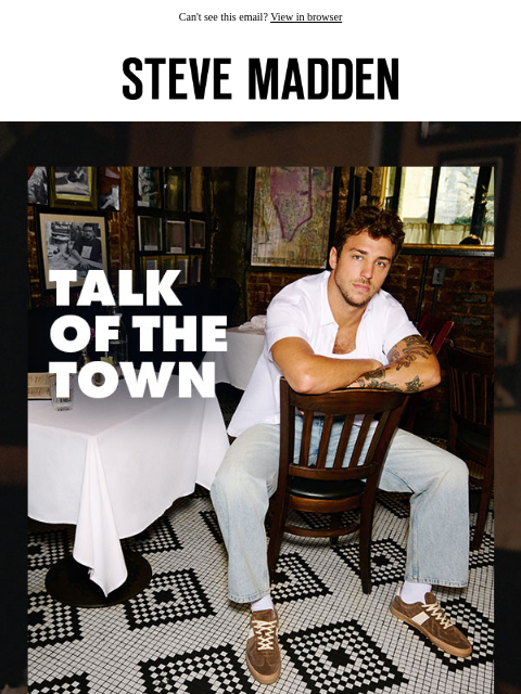 stevemadden newsletter: Coffee. Convos. Classics.