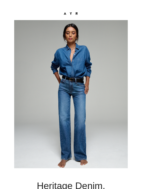 ayr newsletter: one of Vogue’s fave jeans