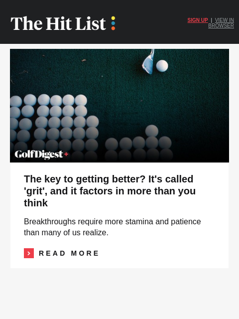 golfdigest newsletter: Rory jabs Team USA in Walker Cup hype video