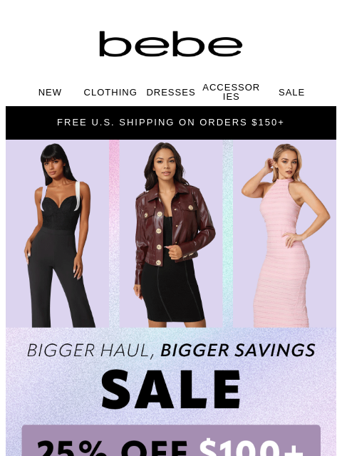 bebe newsletter: Up to 40% Off? Yes, Please!