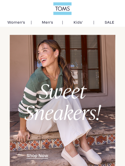 toms newsletter: Fall Sneaker Must-Haves Are Here
