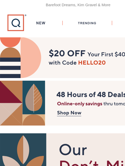 qvcemail newsletter: New Weekend Deals Just Landed