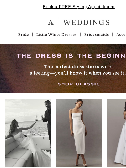 anthropologie newsletter: The perfect dress starts with a feeling