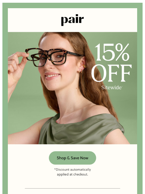 paireyewear newsletter: Weekends Are for SALES🤩