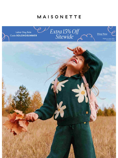 maisonette newsletter: Editor's Picks For Our Labor Day Sale