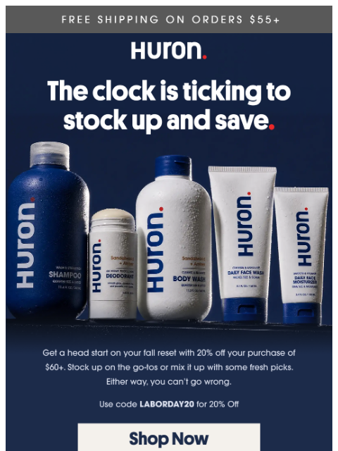 usehuron newsletter: Ends Tomorrow: The Labor Day Sale