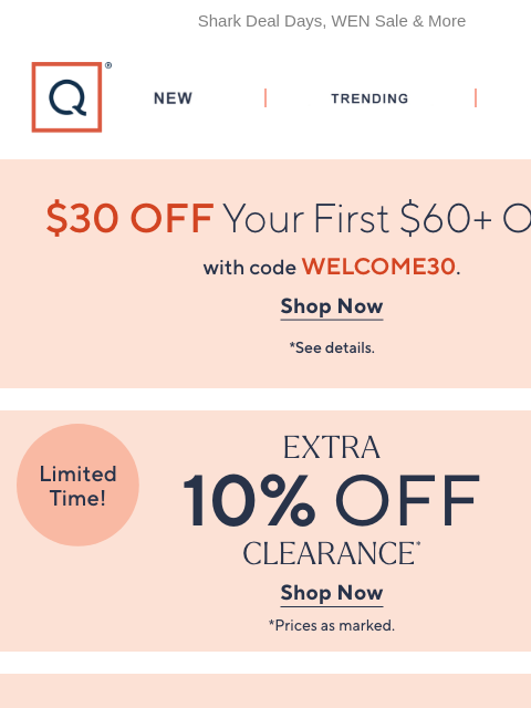 qvcemail newsletter: Labor Day Sale + 5 Easy Pays on It All