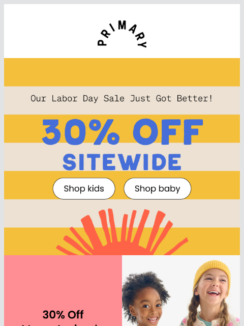 primary newsletter: 3 Days Left‼️ Your guide to 30% off SITEWIDE