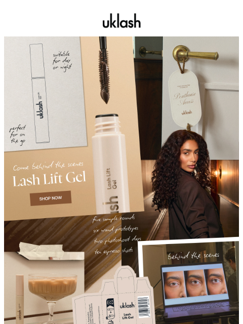 uklash newsletter: Psst… want to know how we made it?👀