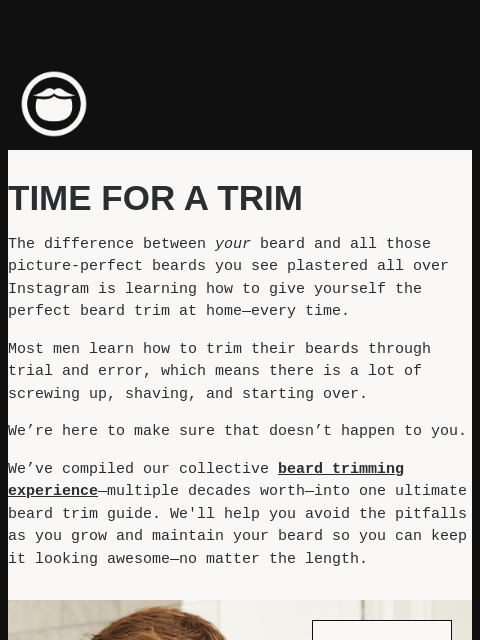 beardbrand newsletter: Your guide to a perfect beard trim