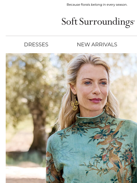 softsurroundings newsletter: Ready to Bloom