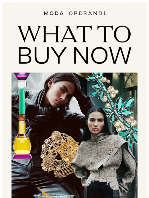 modaoperandi newsletter: Our SEPTEMBER ISSUE