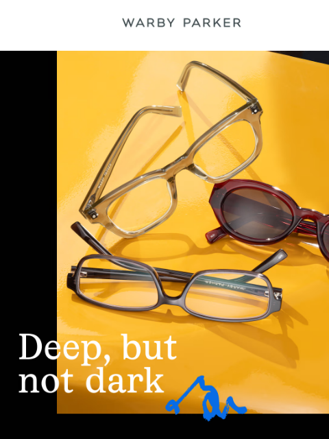 warbyparker newsletter: Shadowy new shades
