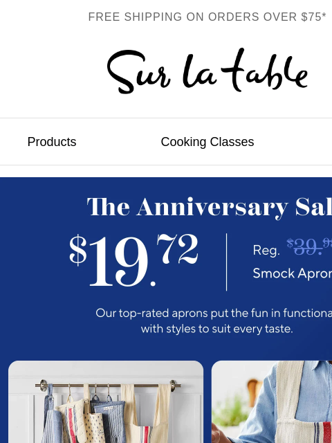 surlatable newsletter: Made for getting a little saucy.