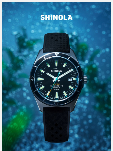 shinola newsletter: Duck Watches are Back in Stock