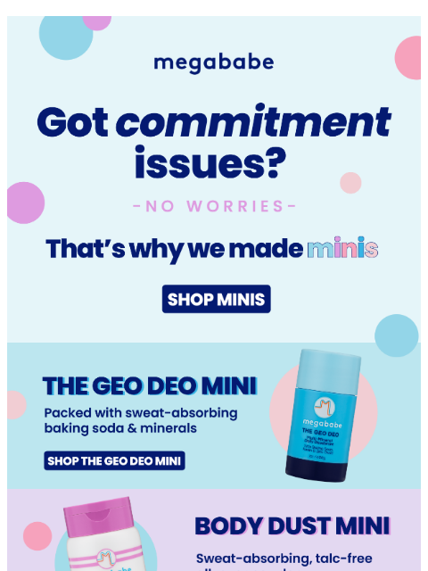 megababebeauty newsletter: Meet your new on-the-go BFFs ✨