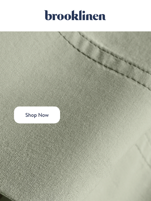 brooklinen newsletter: Have You Met Washed Classic Percale?