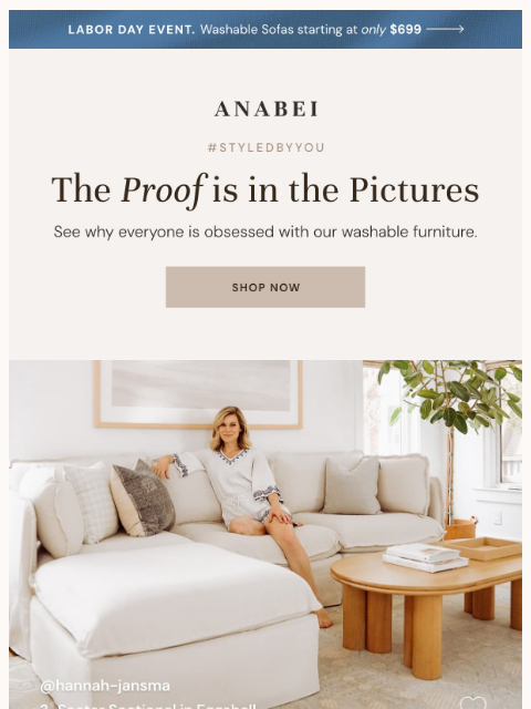 anabei newsletter: Styled by You 💌