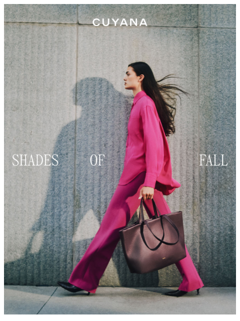cuyana newsletter: Plum and Cherry