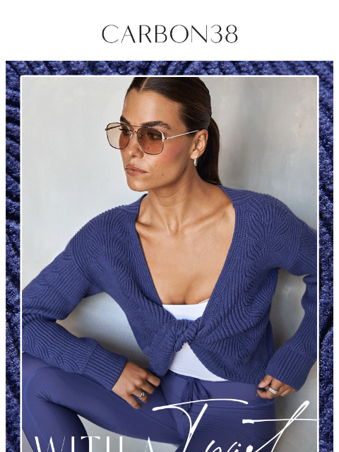 carbon38 newsletter: LUXE KNITS