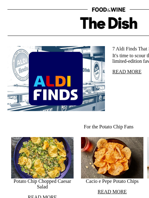 foodandwine newsletter: 7 Aldi Finds That Superfans Rave About