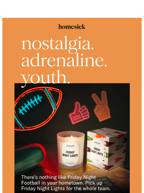 homesick newsletter: ON THE NOSE | Friday Night Lights