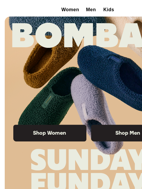 bombas newsletter: It’s Sunday Slipper Season Again