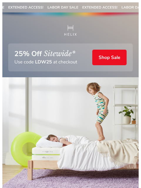 helixsleep newsletter: You've earned extended access!
