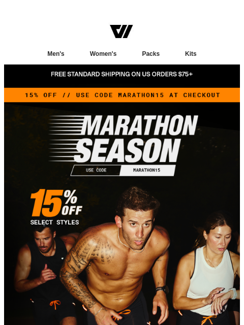 wolaco newsletter: Sale starts NOW | Save 15% on top-selling marathon...