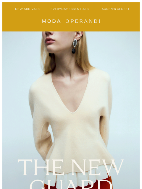 modaoperandi newsletter: If you know, you know…