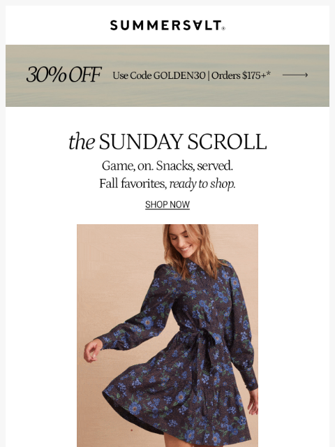 summersalt newsletter: Permission to Scroll