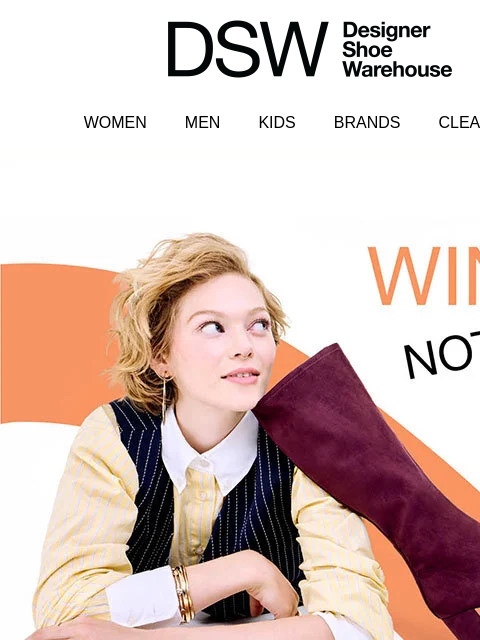 dsw newsletter: Just dropped: new boots 👢