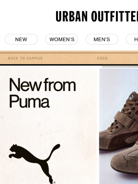 urbanoutfitters newsletter: NEW 👟 Puma Speedcat Wedge Sneaker