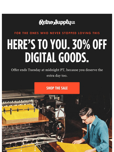 retrosupply newsletter: To everyone putting in the work